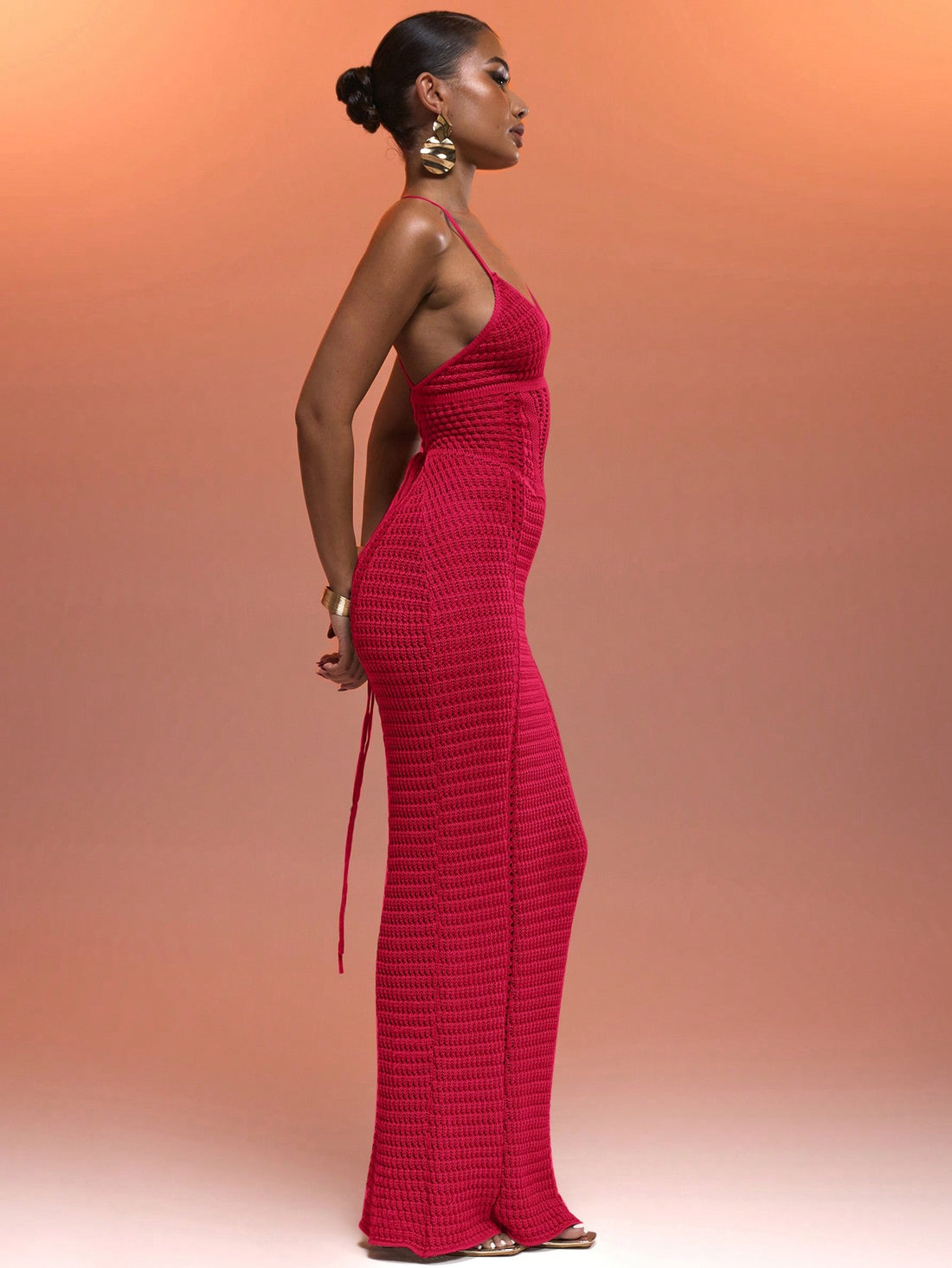 Turn heads this summer with our Elegant Crochet Halter Neck Maxi Dress! Perfect for summer holidays or Ibiza getaways, this dress will make you stand out from the crowd. The delicate crochet detailing adds a touch of elegance, while the halter neck style is both stylish and comfortable. Get ready to slay in this must-have piece!