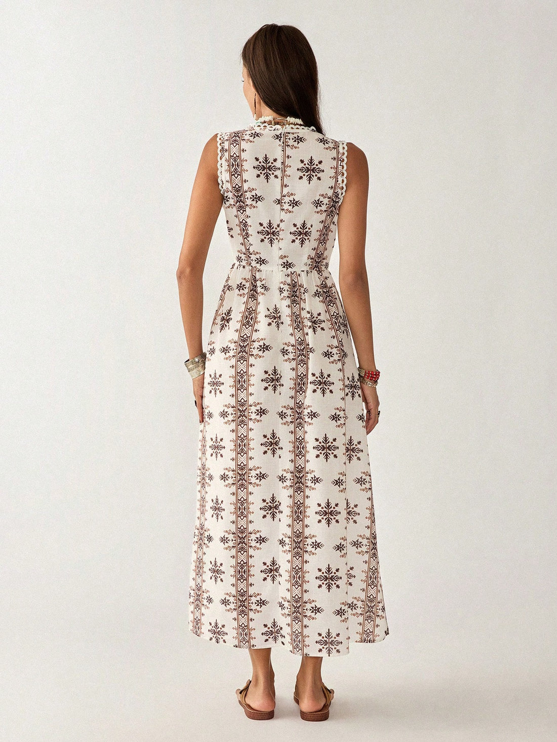 Embrace your free spirit in this enchanting Bohemian V-neck dress! Adorned with intricate embroidery, this flowing long dress is your perfect summer vacation companion. Twirl through beach sunsets, dance at garden parties, or simply lounge in style. The flattering V-neckline adds just the right touch of flirty charm to your carefree summer adventures!