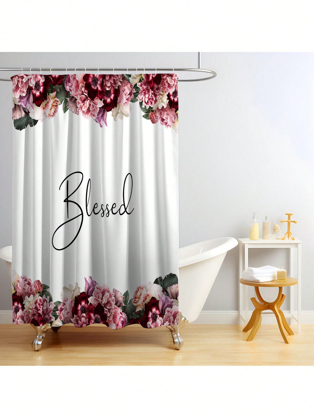 Bring a splash of summer fun to your bathroom with this vibrant floral curtain set! Featuring a waterproof shower curtain, matching mat, toilet cushion, and lid cover, it’s designed to brighten your space while keeping it fresh and dry. Easy to clean and full of cheerful blooms, this set adds a playful touch that turns everyday routines into a colorful escape. Perfect for anyone looking to refresh their bathroom with lively style and practical comfort.
