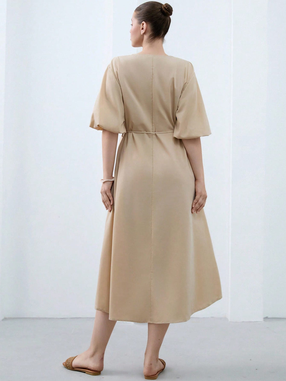 Embrace sunny days with this playful summer dress featuring charming embroidered coconut trees. The adjustable drawstring waist lets you find your perfect fit, while the lightweight fabric keeps you cool and comfortable. Perfect for beach strolls or casual outings, this dress adds a breezy, effortless vibe to your warm-weather wardrobe.