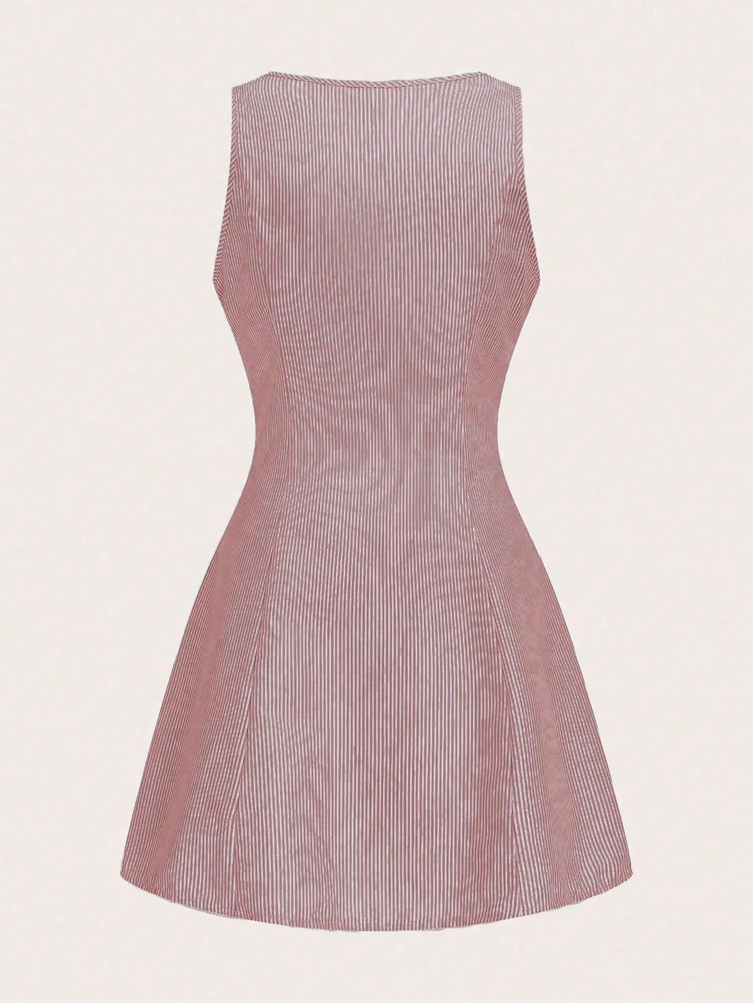 Effortlessly style yourself with this Plus Size Casual Striped Sleeveless Dress! Featuring a cinched waist and playful striped pattern, this dress offers both comfort and style. No need to stress about what to wear, simply throw on this dress for an easy and fashionable look. Perfect for any casual outing!