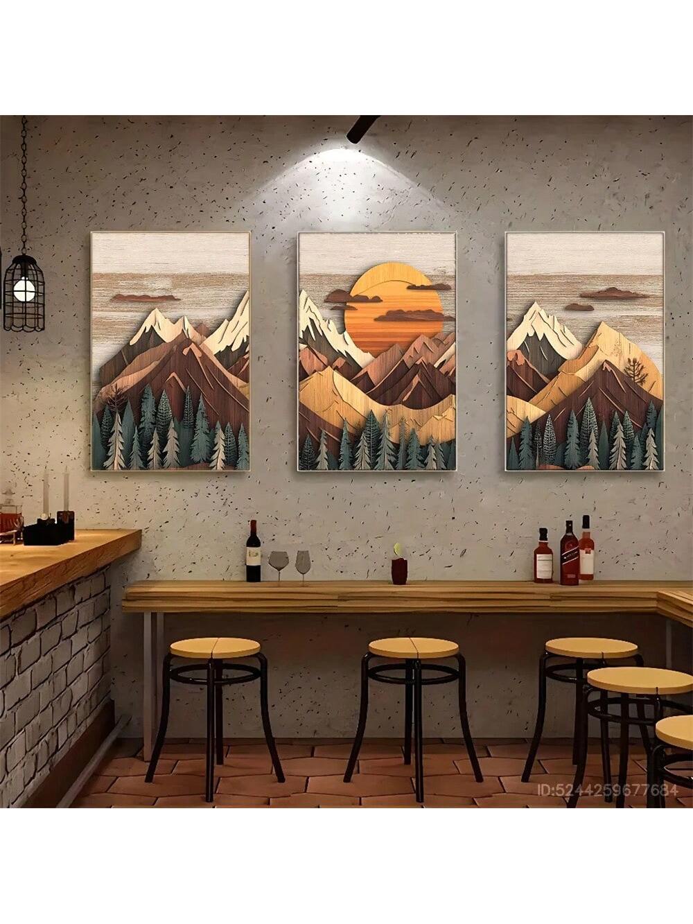 Add a splash of adventure and whimsy to any room with these Modern Abstract Mountain Landscape Canvas Art Prints. Their bold shapes and playful colors bring a fresh, imaginative vibe to your home or office, sparking creativity and elevating your space with nature-inspired charm. Perfect for those who love a quirky twist on the great outdoors!