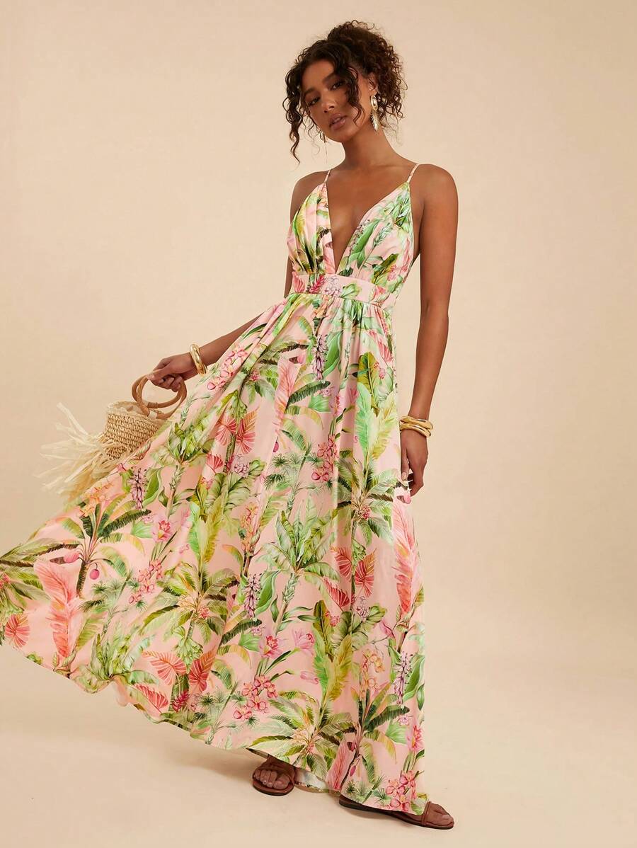 Exude Sun-Drenched Sophistication in Our Trendy Floral Print Backless Maxi Dress!

Experience the breathtaking fusion of heritage botanical artistry and sharp, modern architectural tailoring. This stunning backless ensemble is meticulously designed for the woman who values a high-fashion, "quiet luxury" approach to seasonal dressing—the ultimate centerpiece for prestigious coastal retreats, exclusive beach soirées, and high-authority summer vacations.

Iconic Floral Artistry: Featuring a masterfully curated