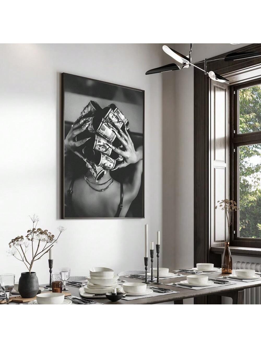 Add a splash of chic simplicity to your space with this elegant black and white minimalist canvas print. Perfectly suited for apartments, dorm rooms, or living areas, it brings modern vibes without saying too much. Its sleek design lets your personality shine through while keeping things stylishly understated. Easy to hang and impossible to ignore, this art piece makes any room feel effortlessly cool and put together.