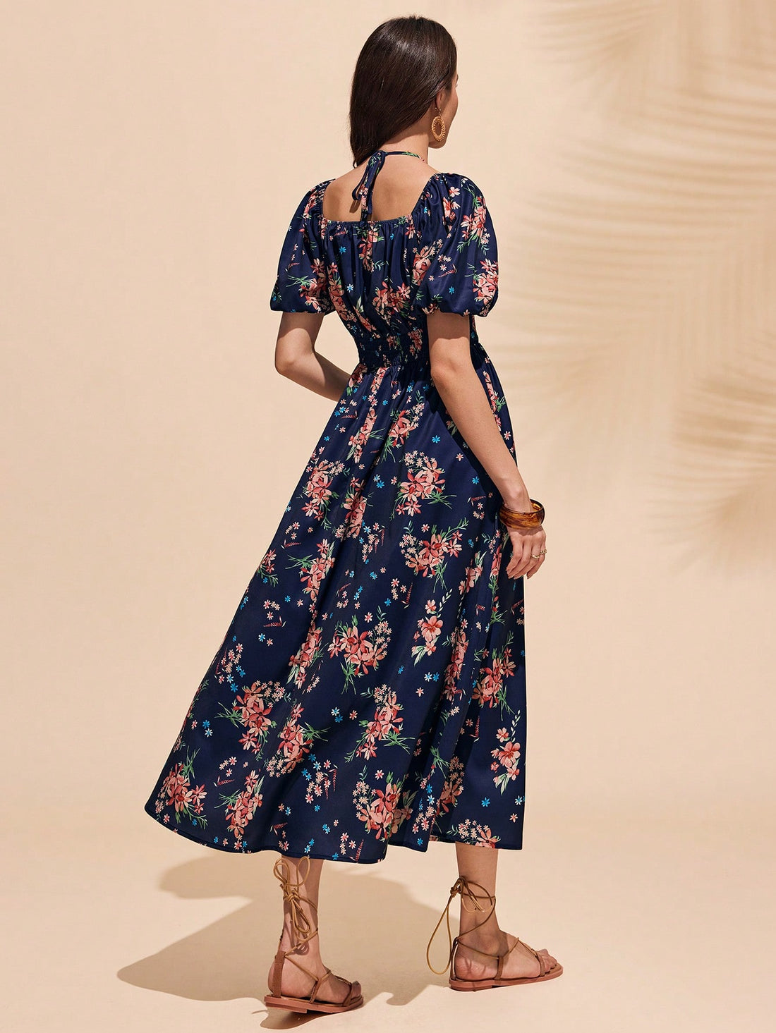 Get ready to be the envy of any occasion in our Elegant Square Neck Tie-Up Long Dress! With its flattering square neckline and tie-up design, this dress is perfect for any event. Its flowy fabric adds a touch of elegance and comfort, making you the most stylish and comfortable person in the room. Don't miss out on this perfect dress!