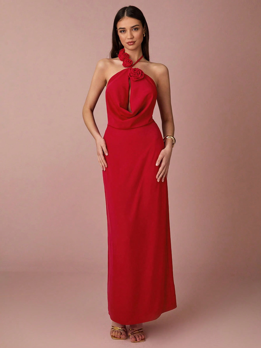 Be the belle of the ball with our Elegant Claret Red 3D Rose Mermaid Maxi Dress. Perfect for summer vacations, parties, and weddings, this dress is both elegant and playful. The 3D rose design adds a unique touch, making you stand out from the crowd. Get ready to turn heads and make a statement!