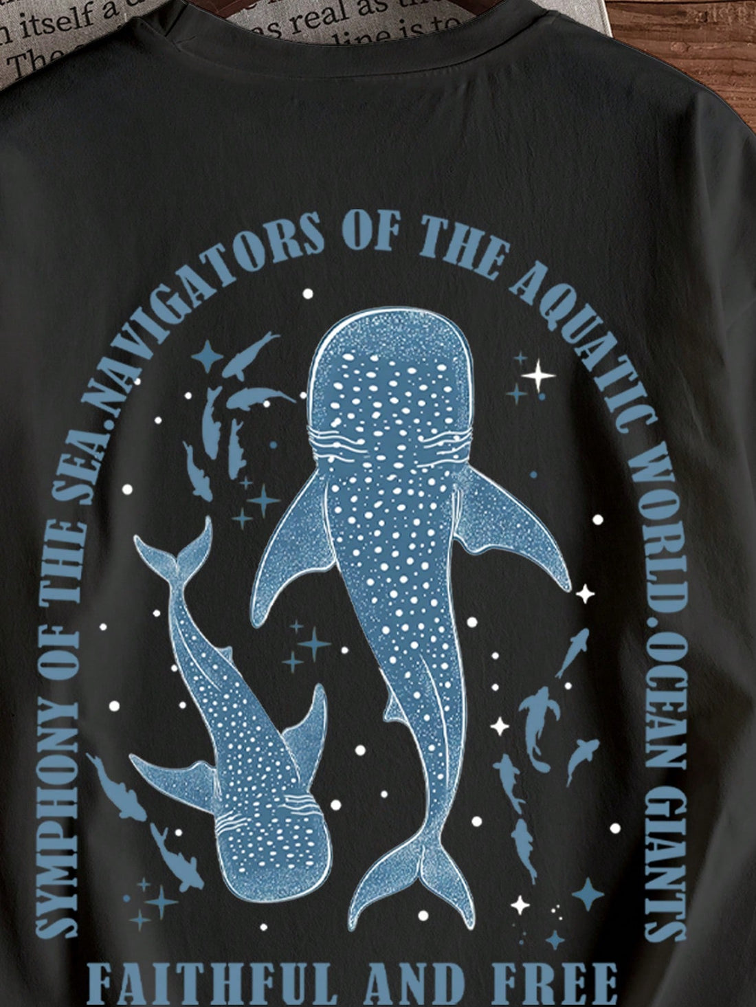 Dive into summer with our Marine Life Print T-Shirt! This casual short-sleeve tee isn't just a fashion statement—it's your ticket to turning heads at beach parties and outdoor adventures. The playful ocean-inspired design keeps your style swimming along nicely while the comfortable fit ensures you're ready for whatever the day splashes your way. Perfect for vacation vibes or just making Monday feel like a holiday!