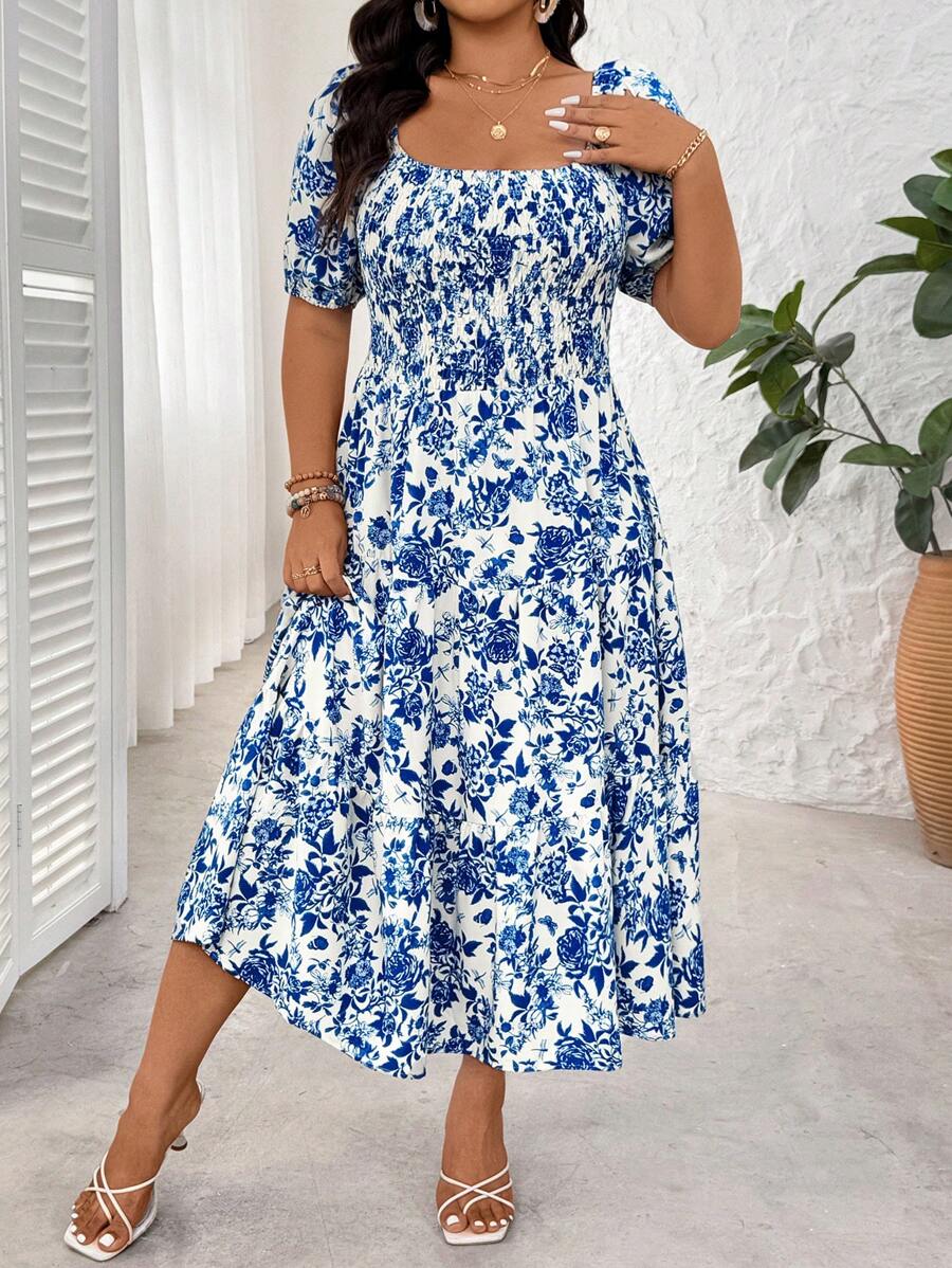 Effortless summer style meets comfort in this plus-size resort dress. The flattering square neckline frames the shoulders beautifully while the relaxed, casual silhouette keeps you cool and confident. Perfect for beach getaways, poolside lounging, or casual vacation days. Lightweight fabric moves with you, making it ideal for warm weather adventures.
