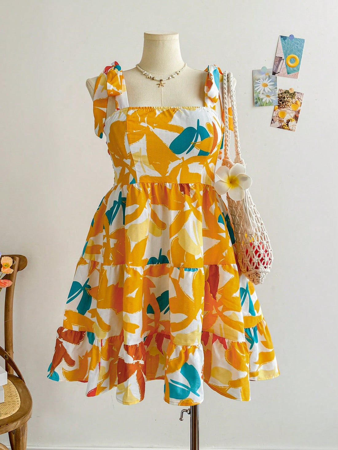 Embrace sunny days and school vibes with this playful plus size camisole dress featuring a vibrant floral print. Lightweight and breezy, it’s perfect for summer vacations or making a cheerful statement on campus. The flattering cut ensures comfort and confidence wherever your adventures take you.