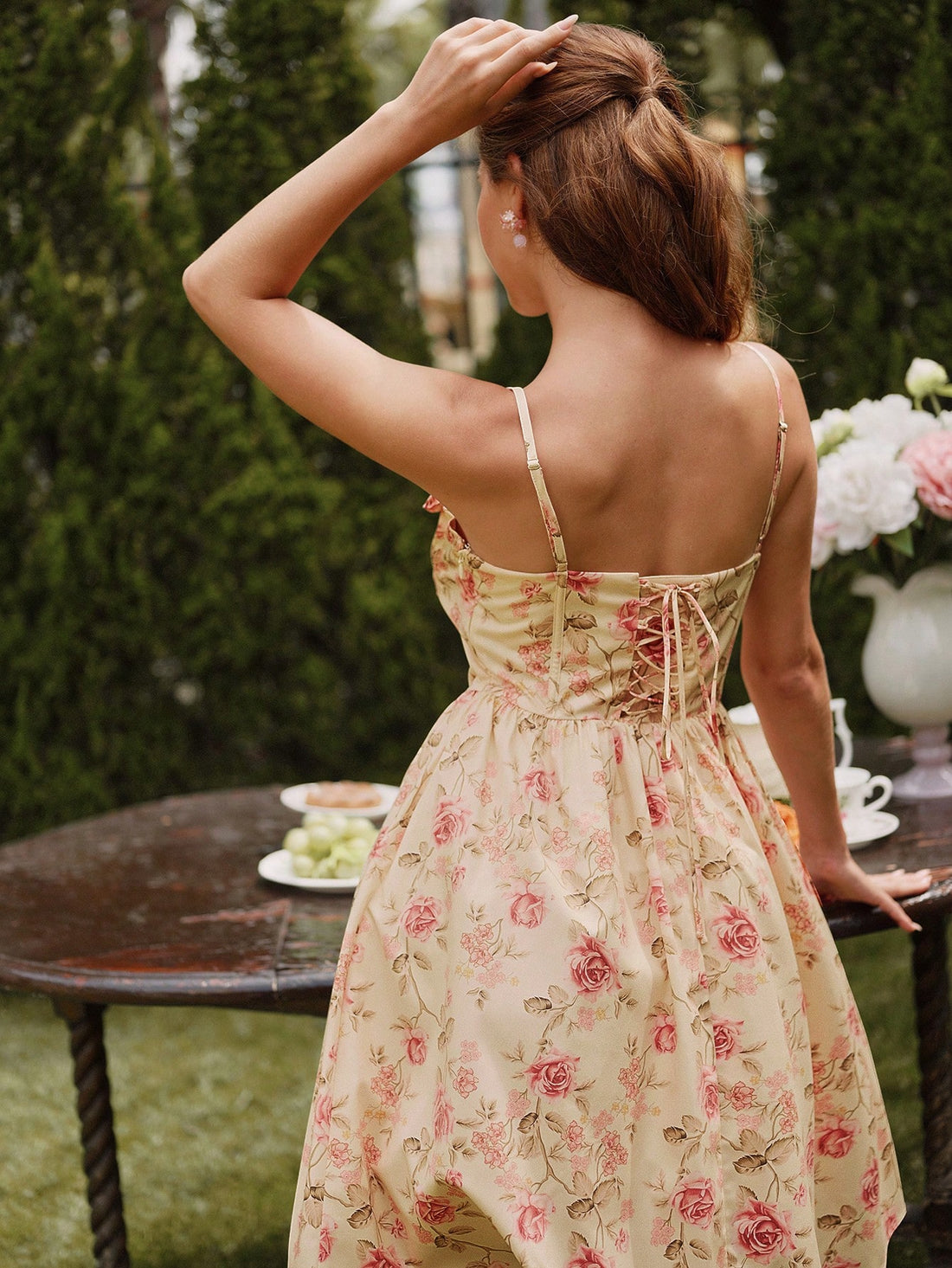 Step into sunshine with this Floral Print Ruched Summer Cami Dress! Its playful ruched detailing and adjustable straps offer a perfect fit for twirling at tea parties or casual days out. Lightweight and breezy, this dress combines comfort with a flirty floral flair, making it your go-to for warm-weather fun.