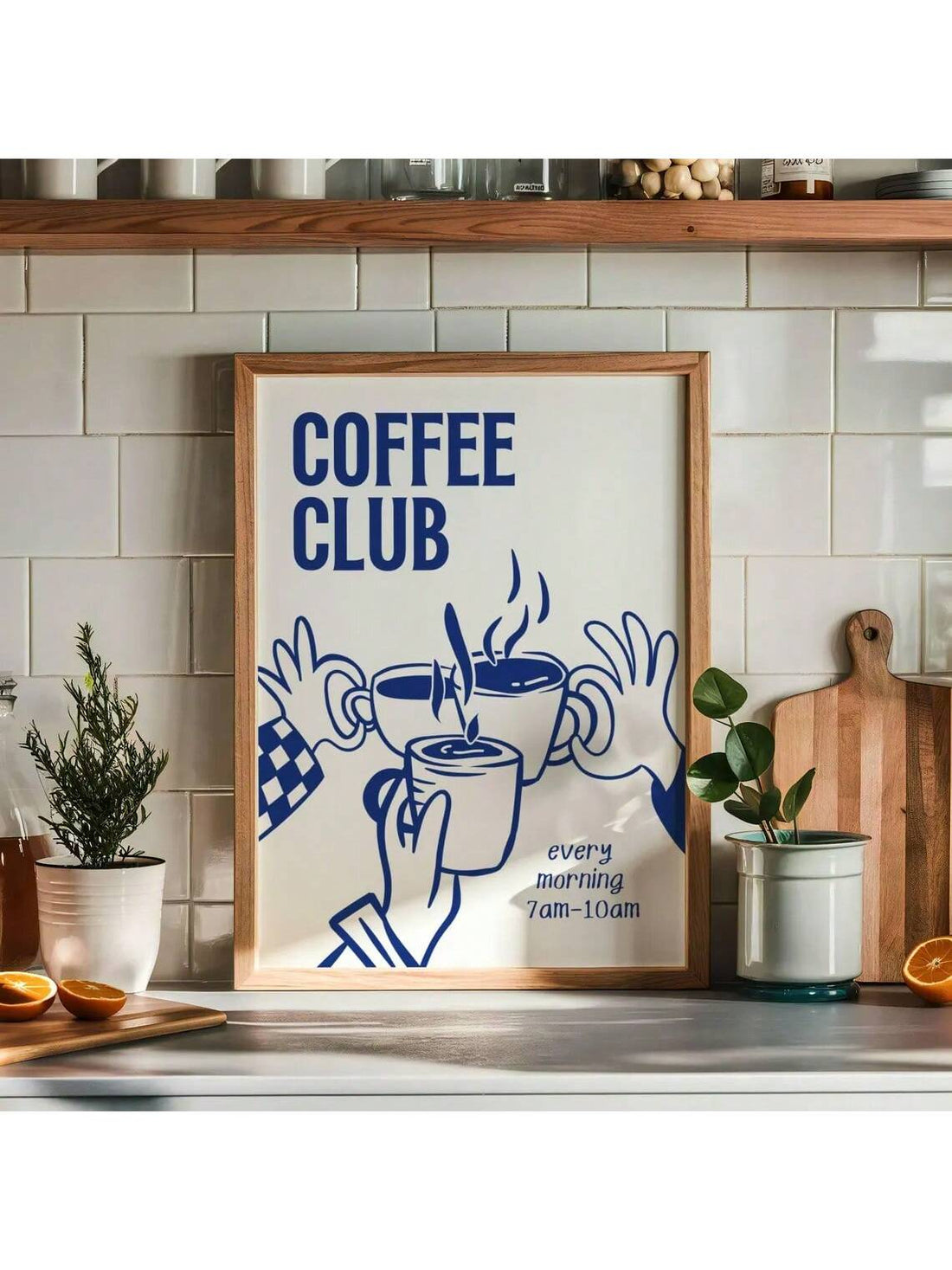 Add a splash of charm to your kitchen or dining room with this Vintage Coffee Club Wall Art. Each piece features stylish, hand-painted designs that celebrate your love for coffee in a fun and inviting way. Perfect for sparking conversation and brightening your space, this artwork brings warmth and personality to your favorite gathering spot.
