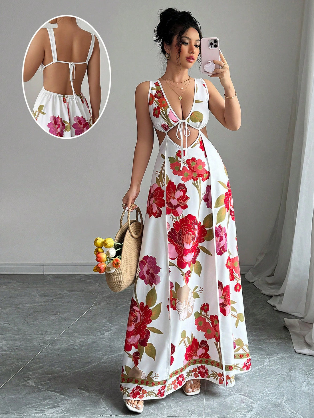 Get ready to turn heads this summer with our elegant maxi dress for women! With its fashionable design and comfortable fit, this dress is perfect for any occasion. Stand out in style and stay comfortable all day long. Upgrade your summer wardrobe with this must-have dress!