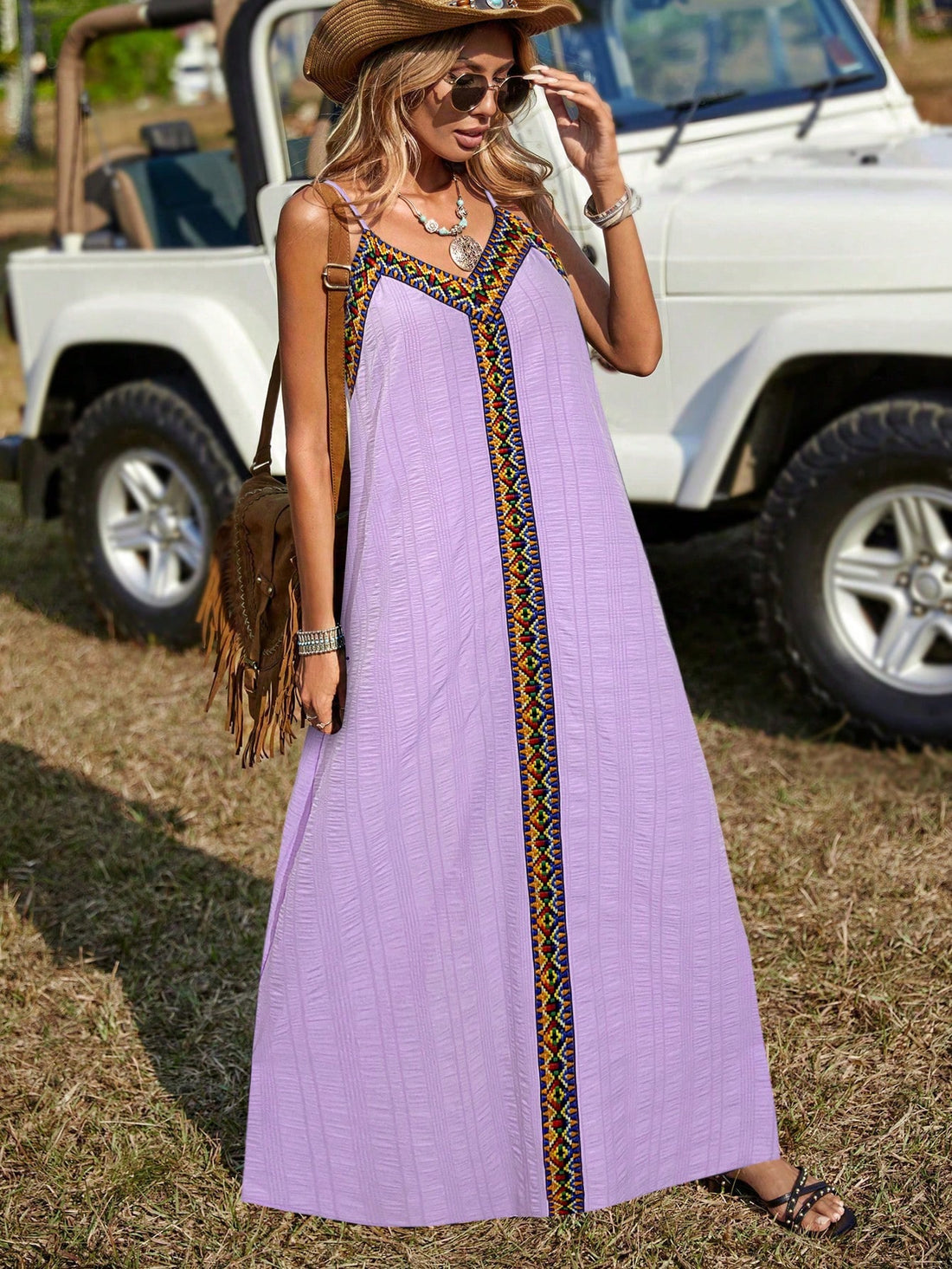 Elevate your style game with this playful geometric mixed tape spaghetti strap dress! Perfect for fashion-forward women who aren't afraid to stand out, this chic piece combines eye-catching patterns with a flattering silhouette. Slip it on for brunches, beach days, or night outs – wherever you go, compliments will follow!