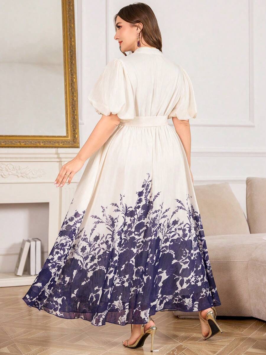 Step out in style with this Elegant Plus Size Printed Fit and Flare Dress! Designed to hug your curves and twirl with flair, its playful print adds a fresh pop to your wardrobe. Perfect for days when you want to feel confident, comfy, and totally on-trend all at once.