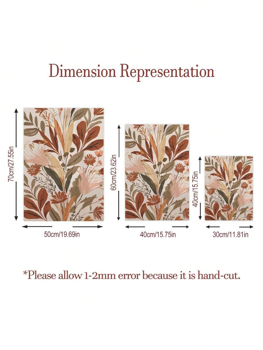 Bring a touch of nature’s charm into your room with this Elegant Brown Flower Triptych Wall Art. Featuring three beautifully connected panels, this botanical piece adds warmth and style to any living space. Its earthy tones brighten your walls while creating a cozy, aesthetic vibe. Perfect for those who love a blend of nature and art, it’s sure to make your home bloom with personality!