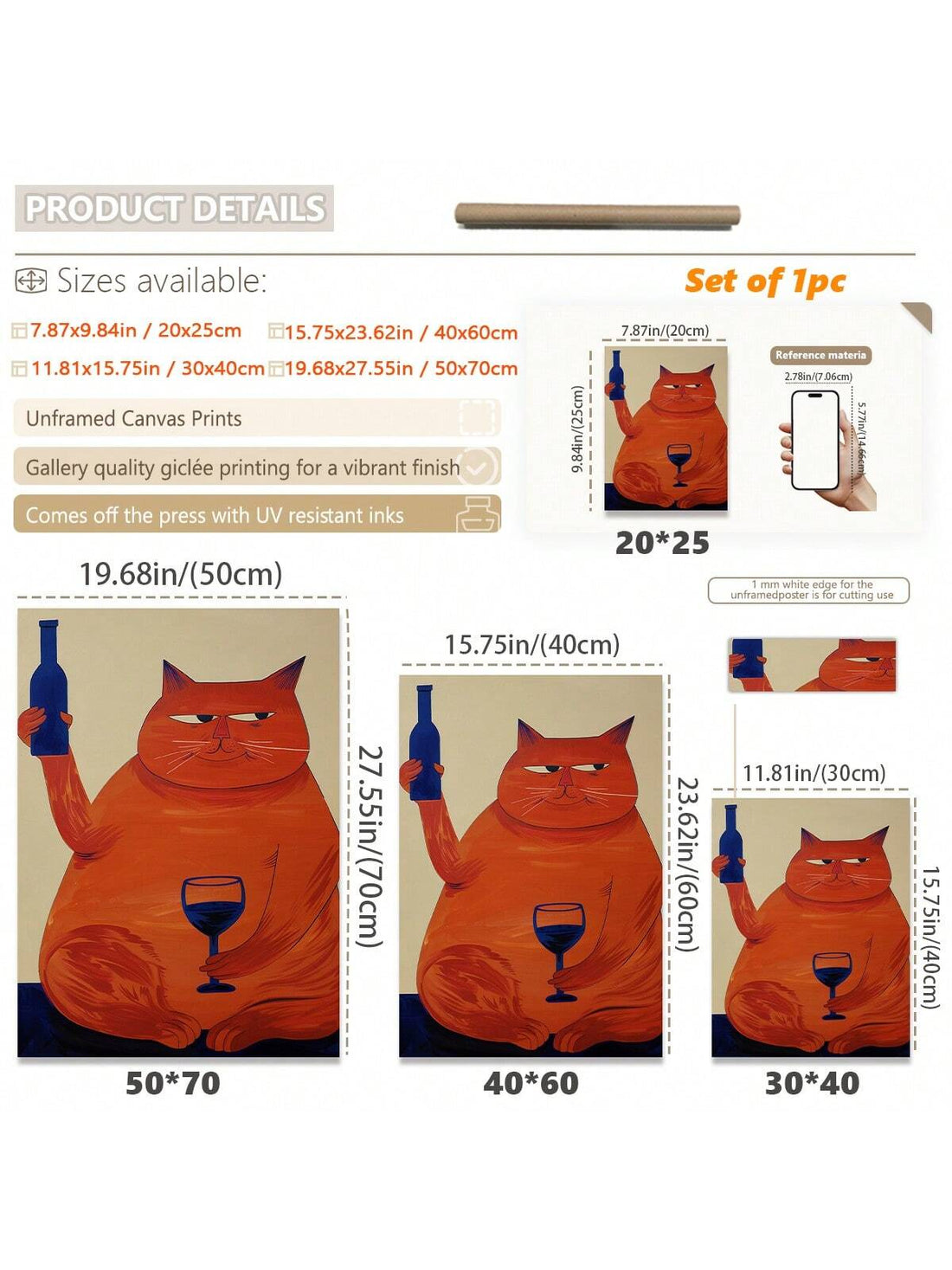 Add a touch of whimsy to your space with this Playful Cat and Wine Canvas Wall Art. Perfect for cozy living rooms or modern kitchens, it brings charm and a lighthearted vibe that sparks joy and conversation. Its vibrant design captures the fun spirit of feline antics paired with a splash of wine, making your home feel inviting and delightfully unique.