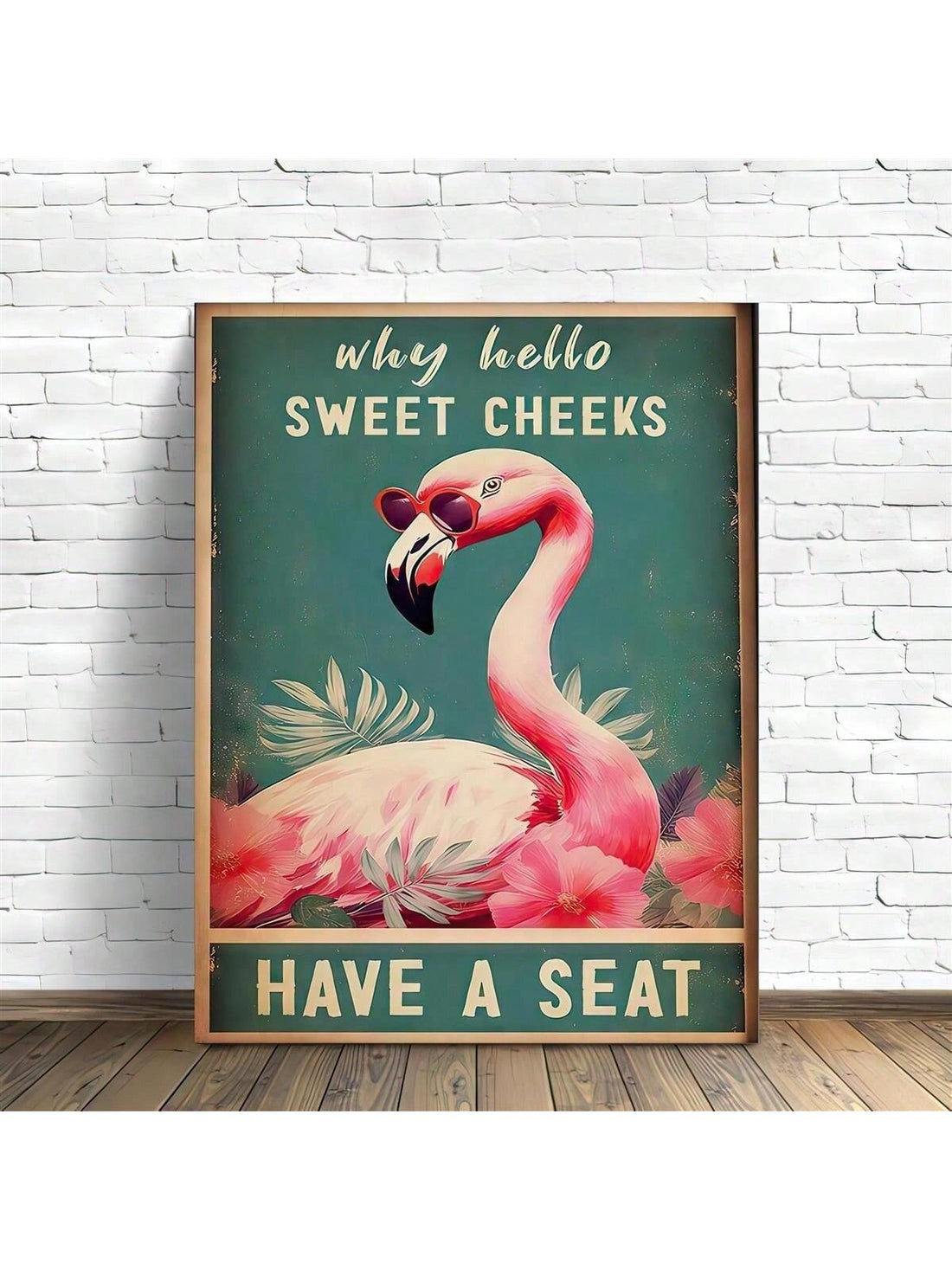 Add a splash of fun and color to any room with this vibrant flamingo canvas print. Its playful design brightens your walls while bringing a quirky, stylish charm to your home decor. Perfect for anyone looking to infuse personality and cheer into their space.