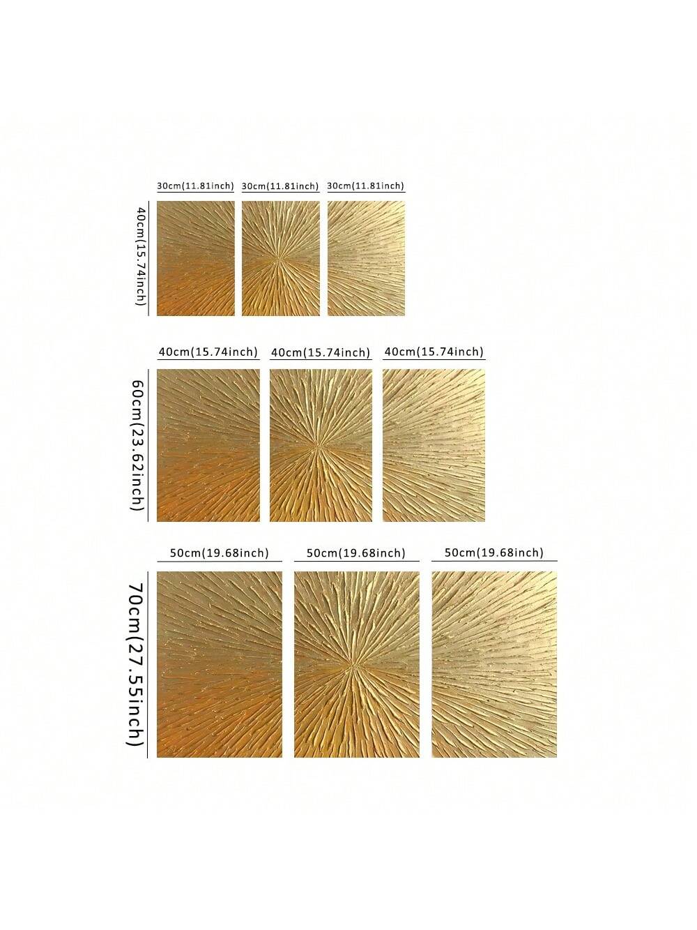 Brighten up your space with this playful set of 3 unframed modern golden abstract art prints. Each poster blends sleek luxury with trendy vibes, adding a splash of chic shine to your walls. Perfect for mixing and matching, these canvas-inspired prints bring a touch of artful elegance that’s ready to elevate any room’s mood instantly.