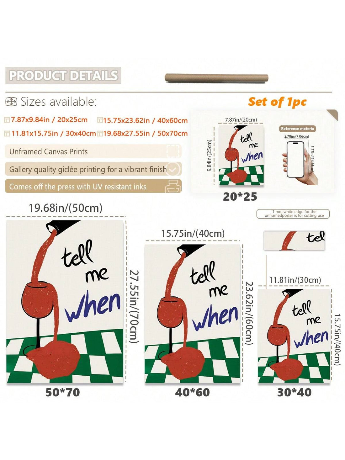 Add a splash of vineyard vibes to your kitchen with this charming wine-themed canvas wall art. Perfect for modern farmhouse styles, it’s waterproof to handle kitchen splashes and easy to hang wherever you want a touch of fun and flavor. Cheers to stylish walls!