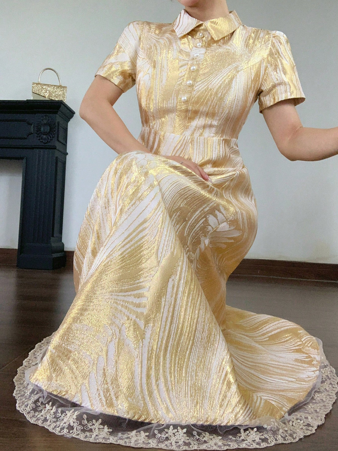 Step out in style with this playful and elegant short sleeve dress featuring a lively all-over print and a chic lapel design. Perfect for sunny days or casual evenings, it brings a fun twist to your wardrobe while keeping you comfortable and effortlessly stylish. Whether you're brunching with friends or enjoying a weekend stroll, this dress adds a splash of personality to every moment.