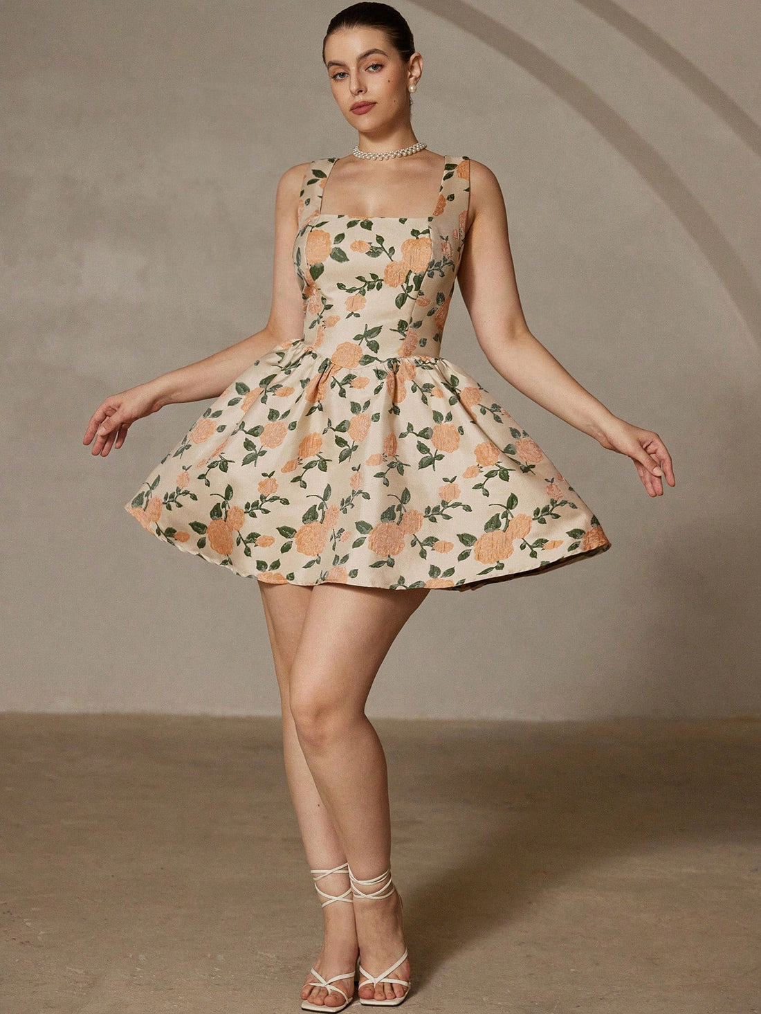 Step out in style with this Elegant Plus Size Mini Dress, inspired by chic French fashion. Crafted from delicate jacquard fabric, it offers a textured, luxurious feel that’s perfect for any occasion. The playful peplum hem adds a flirty touch, flattering your curves while keeping things fun and feminine. Whether it’s a night out or a special event, this dress combines comfort and elegance effortlessly.