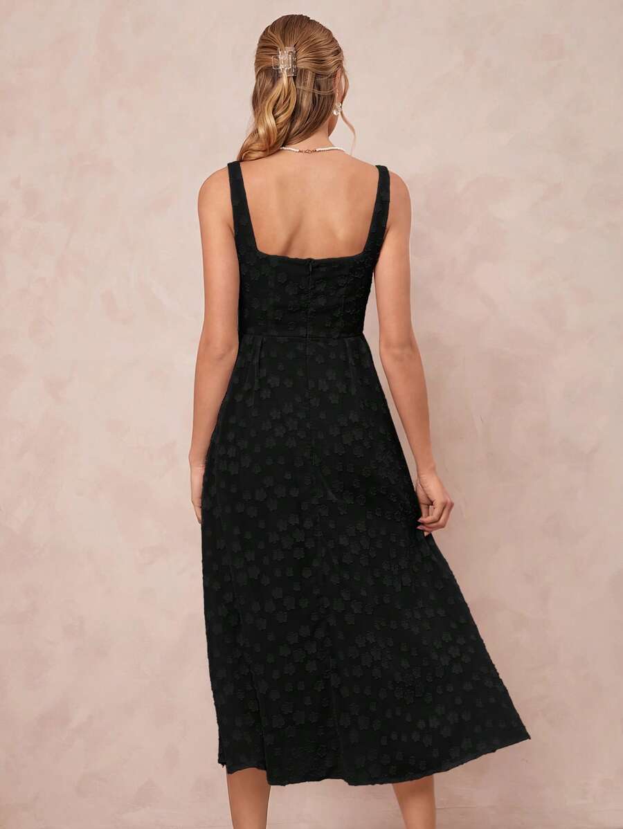 Step into charm with this Elegant Wedding Guest Dress featuring a sweet heart-shaped collar and delicate mesh details that add just the right amount of flirty flair. Its A-line silhouette flows effortlessly, showcasing a beautiful floral design that’s perfect for celebrating love in style. Whether you’re stealing glances or dancing the night away, this dress ensures you look effortlessly radiant and ready for the party.