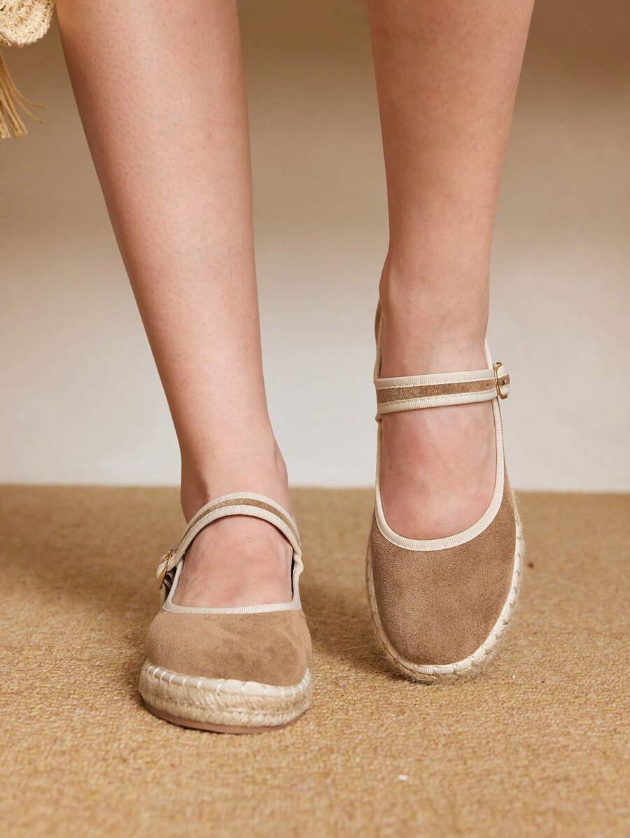 Step into effortless style with these boho chic slip-on flats, designed for the free-spirited woman. Featuring a round toe silhouette and buckle detail, these camel-colored espadrilles blend retro western charm with contemporary comfort. The fabric upper paired with a durable TPR outsole and cushioned PU leather insole makes them perfect for festival adventures, holiday travels, and everyday wear. Whether you're heading to the office or exploring outdoors, these versatile flats deliver understated elegance 
