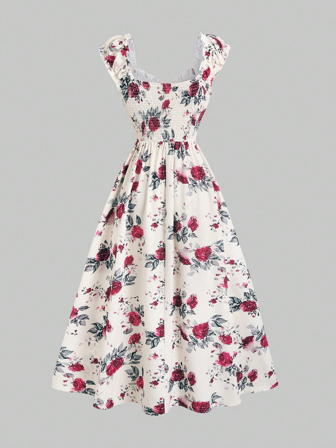 Step into sunshine with this Tropical Holiday Ruffle Bust Dress! Featuring a charming gathered collar and a ruched front, it adds flirty texture and a fun twist to your look. Perfect for beach days or garden parties, this dress brings playful elegance and breezy comfort wherever you go.