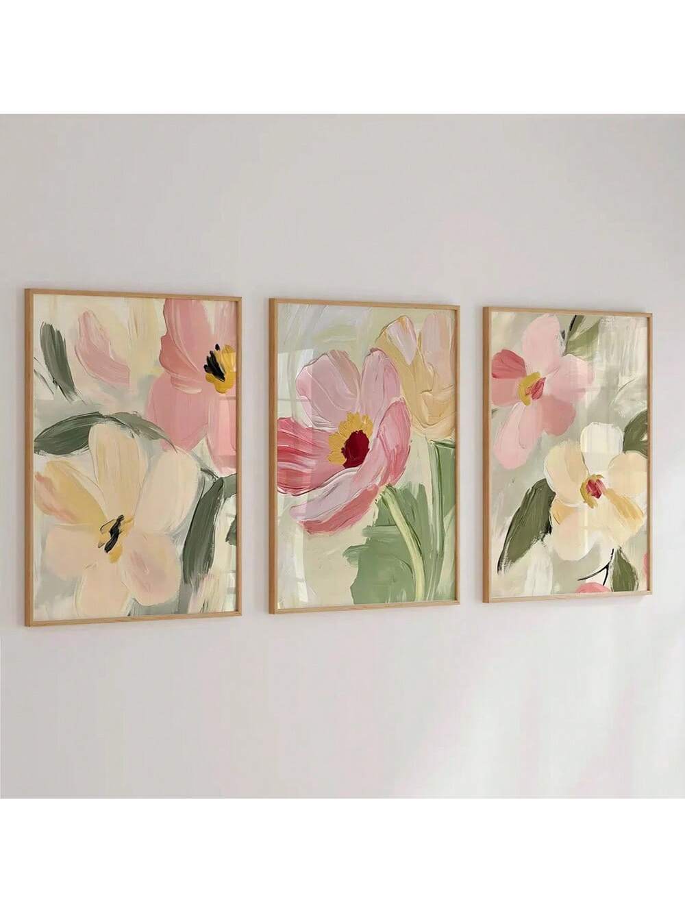 Add a burst of nature’s whimsy to your space with this Frameless Wildflowers Set of 3. These abstract floral canvas prints bring a fresh, modern vibe without tying you down to a frame. Perfect for brightening up any room, their playful designs let your walls bloom with personality and color. Easy to hang and endlessly charming, these prints are a fun way to let your home’s style blossom.