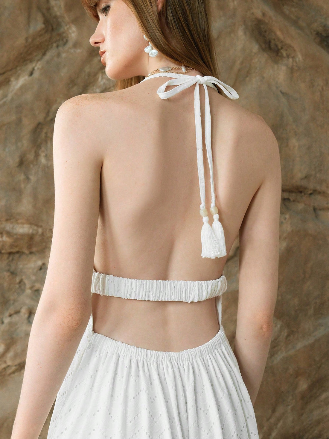 Step into sunshine with this Elegant French Eyelet Maxi Dress, designed to keep you breezy and beautiful on vacations, resorts, or any summer adventure. Its delicate eyelet fabric adds a touch of charm, while the flowing maxi silhouette ensures comfort and effortless style. Perfect for twirling through warm evenings or lounging by the pool, this dress brings playful elegance wherever you go.