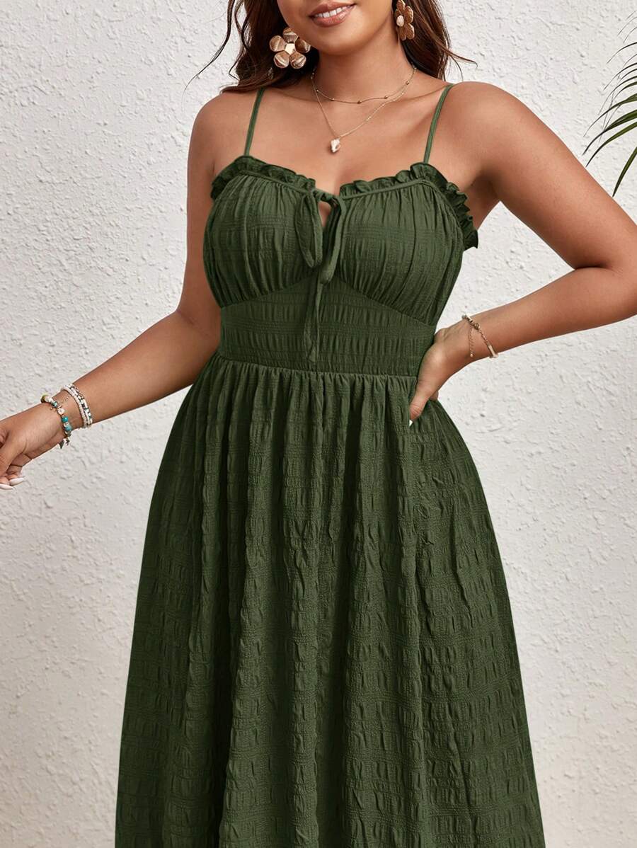 Embrace summer in style with this effortless plus-size dress that proves minimalism is anything but boring. Crafted in a clean, solid hue, it's your go-to piece for everything from casual coffee dates to breezy evening strolls. The relaxed silhouette flatters every curve while keeping you cool and comfortable when the heat rises. Pair it with sneakers for laid-back vibes or dress it up with sandals and jewelry for instant sophistication. Simple never looked so chic.