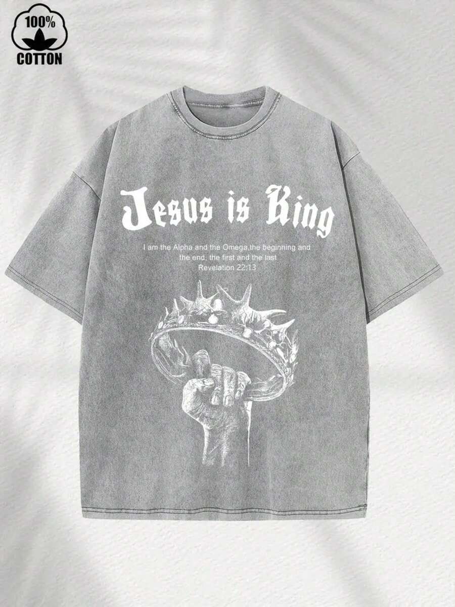 Celebrate summer in style with the Jesus Is King Printed T-Shirt! Made from soft cotton, it’s perfect for outdoor adventures or just chilling with friends. Its vibrant design makes it a standout gift for anyone who loves faith-inspired fashion with a fun twist. Stay cool, comfy, and confident all season long!