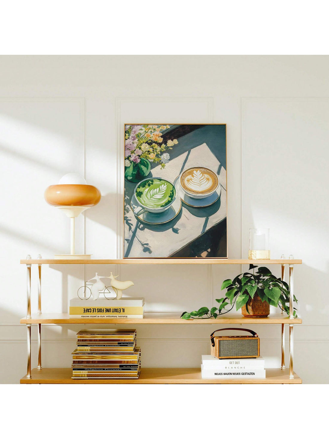 Bring a cozy, slow-mornings vibe to your farmhouse kitchen or living room with this playful vintage canvas wall art. Perfect for those who savor every bite of brunch, it adds charm and warmth to any space. Makes a fun and thoughtful gift for her, adding a quirky touch to her home decor that invites relaxation and good company.