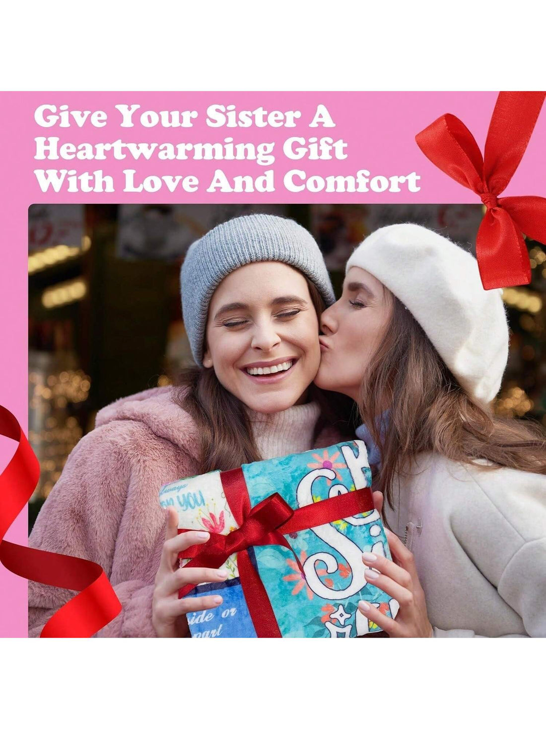 Wrap your big sister in warmth and love with this cozy flannel blanket! Perfect for snuggling at home, staying comfy in the office, or adding a soft touch on the go. Whether it’s her birthday or Mother’s Day, this playful gift shows you care with every cuddle. Soft, stylish, and made for the best sister ever!