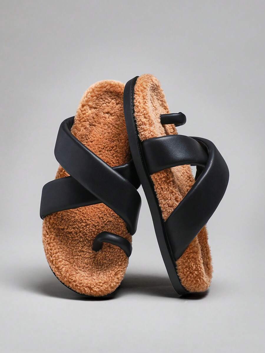 Step into summer fun with these trendy tan flat sandals, featuring soft PU faux fur for a cozy yet stylish vibe. Perfect for beach strolls or casual days out, they combine comfort and flair effortlessly. Lightweight and easy to slip on, these sandals are your go-to for relaxed, sunny adventures all season long.