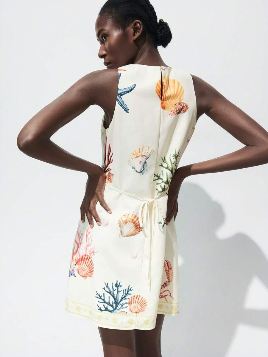 Women's Summer Floral Mini Dress with Ruffles - Perfect for Beach Days & Concerts 
