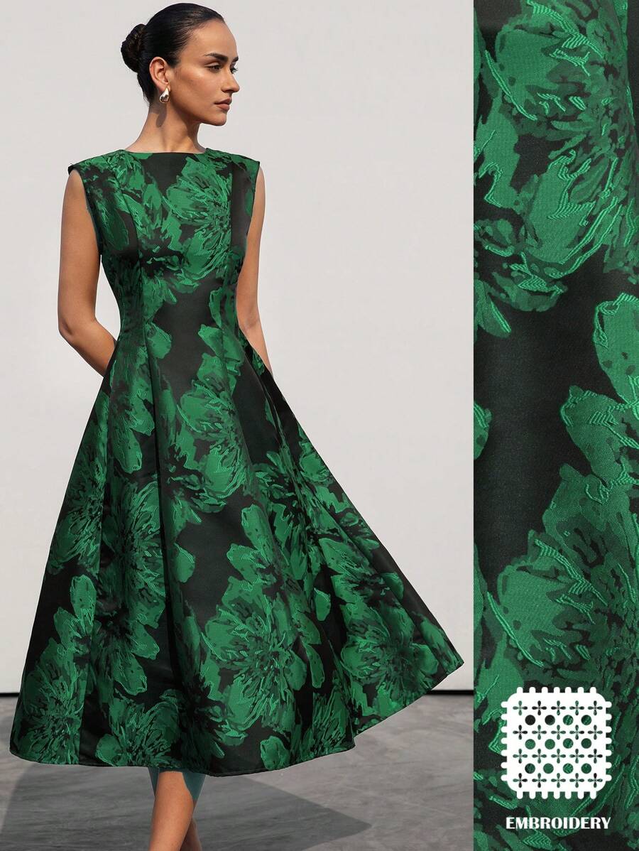 Step out in style with this Elegant Checked Fabric Sleeveless Long Dress, designed to turn heads on your chic dates. The playful flared hem adds a flirty touch, while the timeless checked pattern keeps it effortlessly classy. Lightweight and sleeveless, it’s perfect for feeling breezy and confident all evening long. Whether it’s a sunset dinner or a rooftop night, this dress brings the perfect mix of elegance and fun.