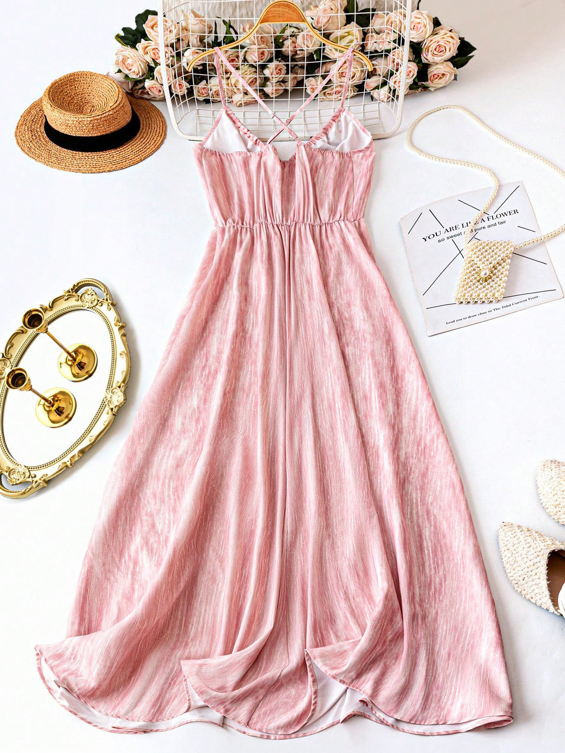 Step into romance with this Elegant Plus Size Summer Dress, designed to highlight your curves with a flirty off-shoulder camisole style. The delicate floral pattern brings a touch of whimsy, perfect for sunny dates and spontaneous adventures. Lightweight and breathable, it keeps you cool while turning heads with every twirl. Celebrate your beauty and charm in a dress made to make summer unforgettable!