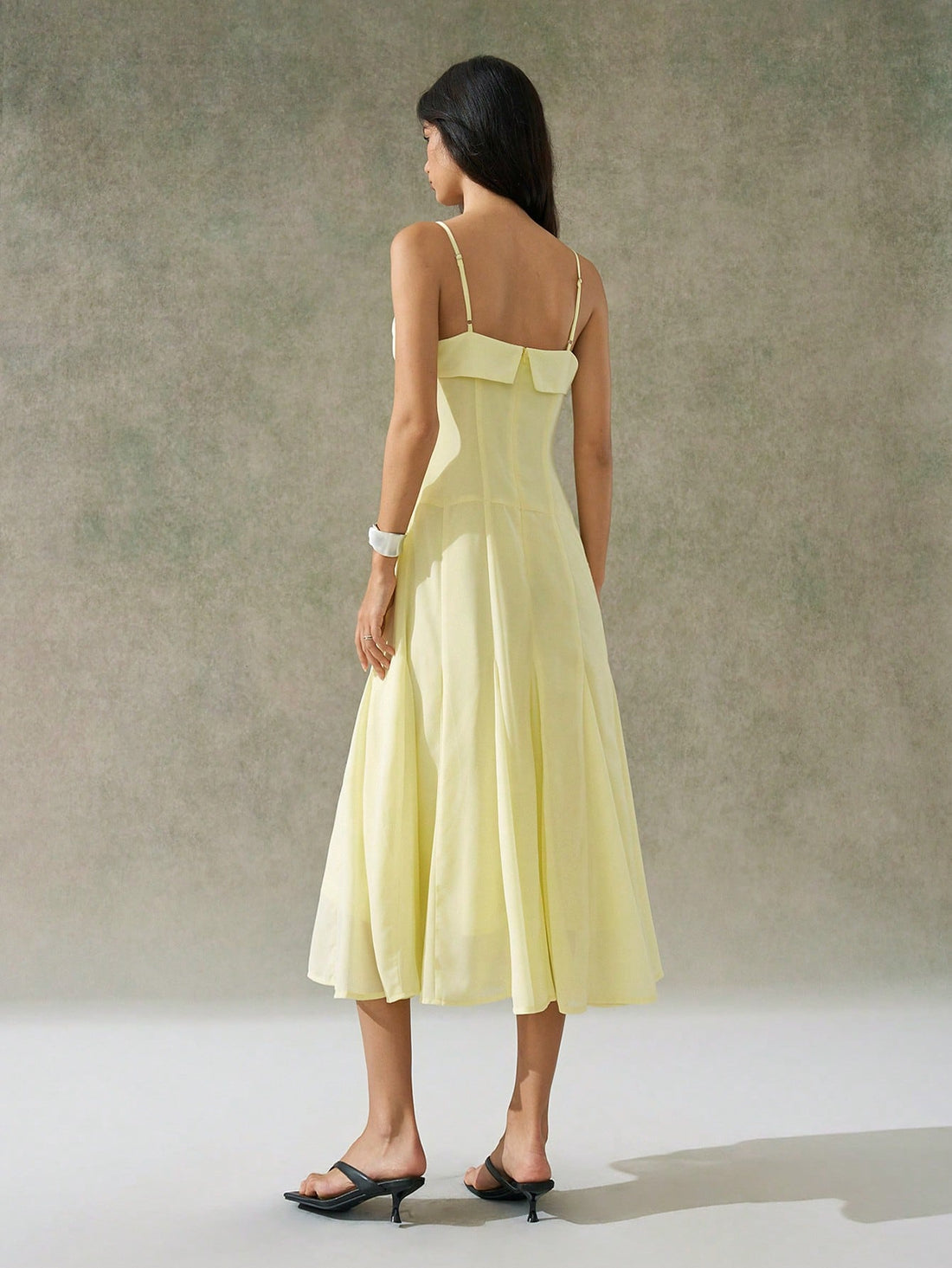 Step into sunshine and smiles with this playful spaghetti strap dress designed for effortless elegance. Its solid color and breezy fit make it your go-to for casual days when comfort meets charm. Whether you're strolling the park or sipping iced tea with friends, this dress keeps things light, bright, and beautifully simple.