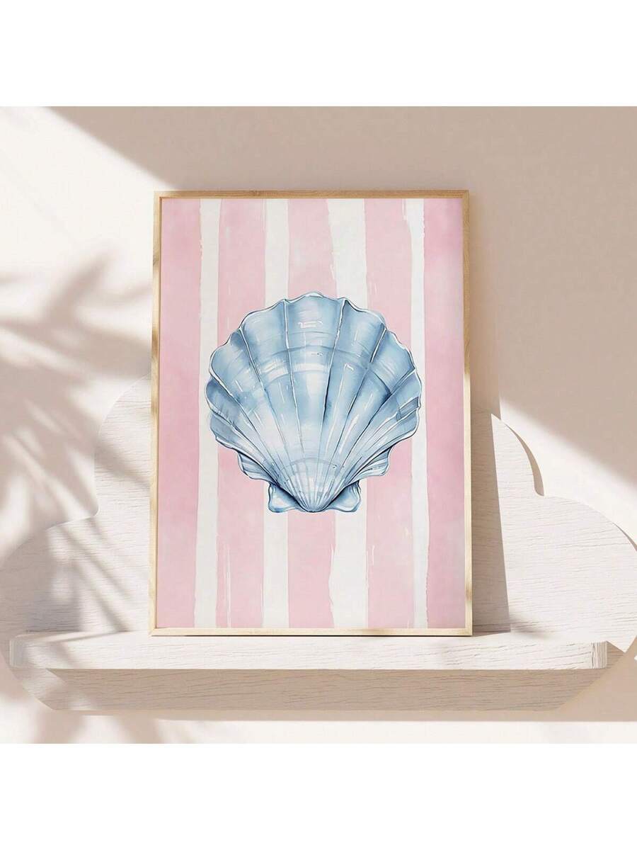 Bring coastal charm to any space with this stunning pastel pink shell canvas art. Perfect for beach-themed bedrooms, dorm rooms, or any area needing a touch of seaside elegance, this piece combines soft, soothing colors with nautical-inspired design. The high-quality canvas construction ensures durability and vibrant color retention. Whether displayed in a bedroom, living room, or home office, this versatile wall decor adds personality and warmth to your interior. An ideal choice for those seeking affordabl