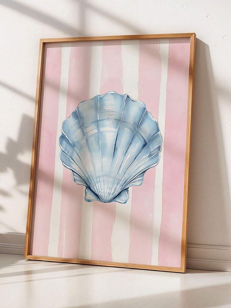 Bring coastal charm to any space with this stunning pastel pink shell canvas art. Perfect for beach-themed bedrooms, dorm rooms, or any area needing a touch of seaside elegance, this piece combines soft, soothing colors with nautical-inspired design. The high-quality canvas construction ensures durability and vibrant color retention. Whether displayed in a bedroom, living room, or home office, this versatile wall decor adds personality and warmth to your interior. An ideal choice for those seeking affordabl