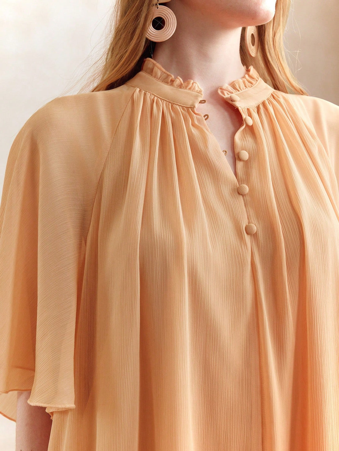 Step into sunshine with this Elegant Orange Chiffon Mini Dress, designed to bring a playful fairycore vibe to your summer wardrobe. Light and airy, its ruffled layers dance with every breeze, making it perfect for twirling through warm days and starry nights. Embrace effortless charm and let your style bloom in this vibrant, flirty dress.