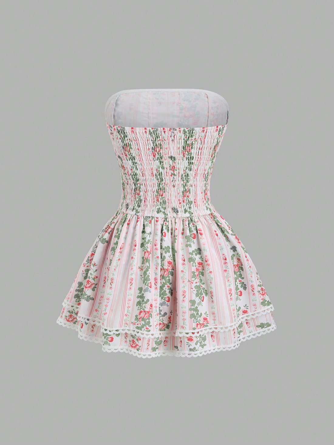 Step into spring and summer with this playful ditsy floral dress, featuring a charming ruffled hem that adds a flirty touch to your look. Perfect for romantic getaways or sunny days out, its lightweight fabric keeps you comfortable while turning heads with its delicate floral pattern. Embrace effortless style and a breezy vibe wherever you go!