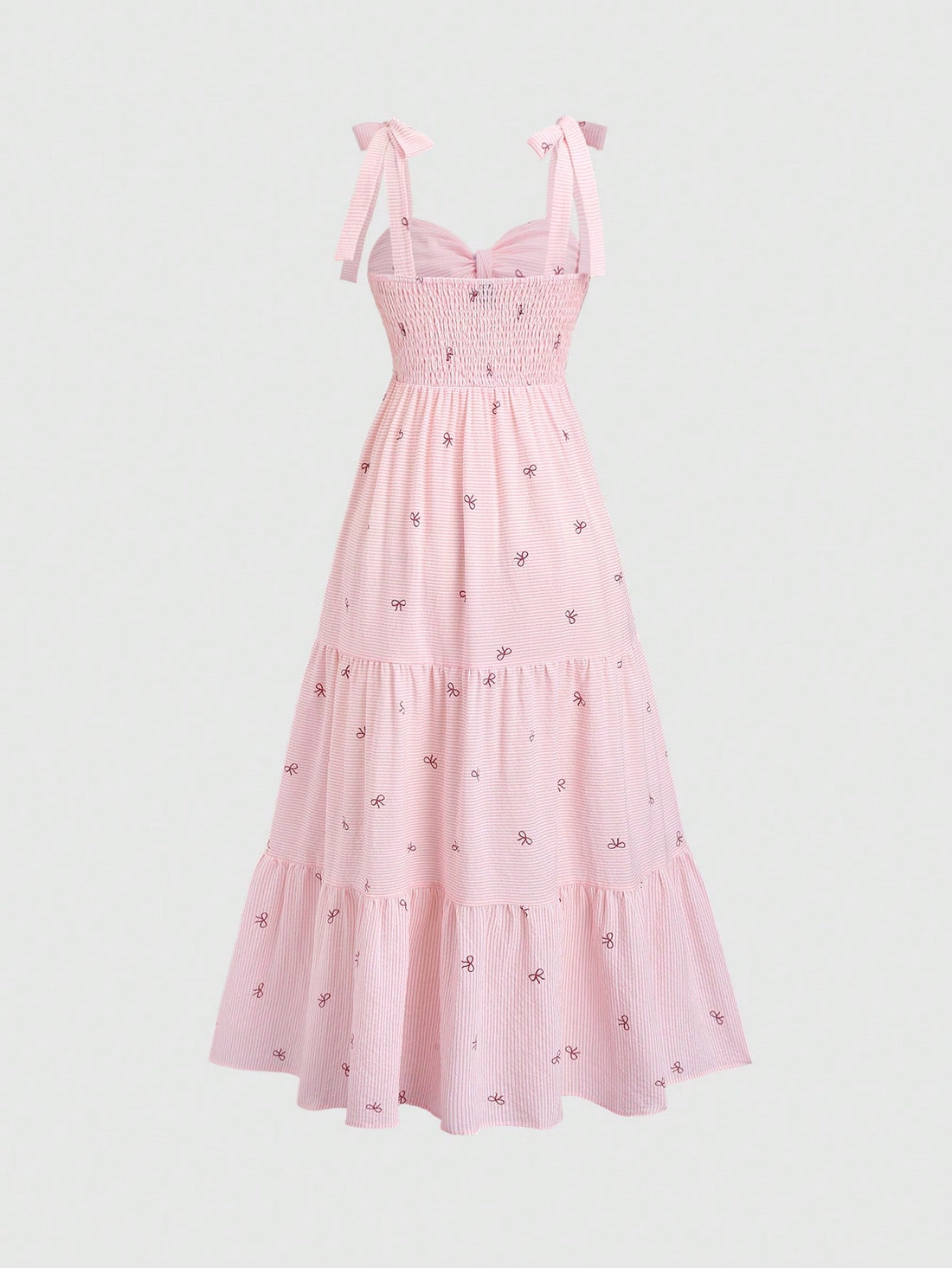 Step into sunshine with this Elegant Detachable Bowknot Strap Dress! Its playful bowknot straps add a flirty touch, while the detachable design lets you switch up your look effortlessly. Whether you're strolling the beach or enjoying a casual day out, this dress combines comfort and charm for endless summer fun.