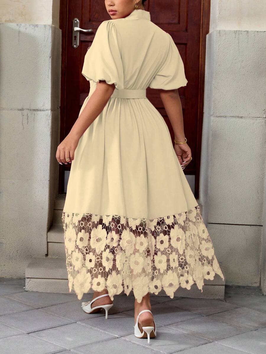 Celebrate your summer birthday in style with this Elegant Plus Size Lace Floral Maxi Dress. Flowing with delicate lace and charming floral patterns, it features a flattering bow that adds a touch of playful elegance. Designed to complement your curves, this maxi dress keeps you cool and confident, making every moment feel like a celebration.