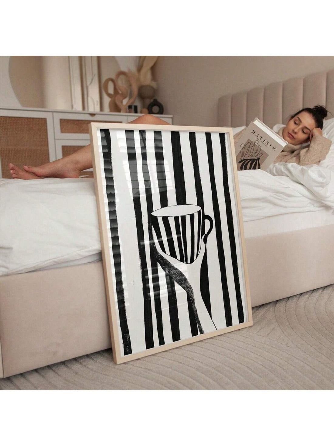 Brew up some style with this sleek black and white coffee cup print! Perfect for caffeine lovers and minimalist design enthusiasts alike, this modern monochrome artwork brings a dash of personality to your kitchen, café, or home office. Clean lines and contemporary aesthetics make it an instant conversation starter—because who doesn't appreciate a little coffee-inspired motivation on the wall? Whether you're a latte devotee or espresso enthusiast, this print celebrates your love of the perfect cup in timele