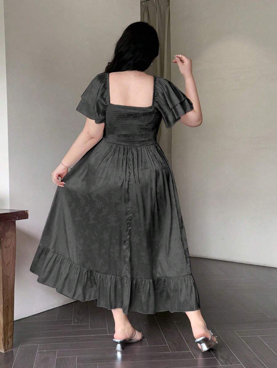 Step into timeless charm with this Elegant Vintage French Style Tea-Length Dress. Featuring playful ruffled sleeves and a flattering princess waist design, it effortlessly blends classic elegance with a fun, flirty vibe. Perfect for garden parties or afternoon tea, this dress brings a touch of vintage romance to your wardrobe.
