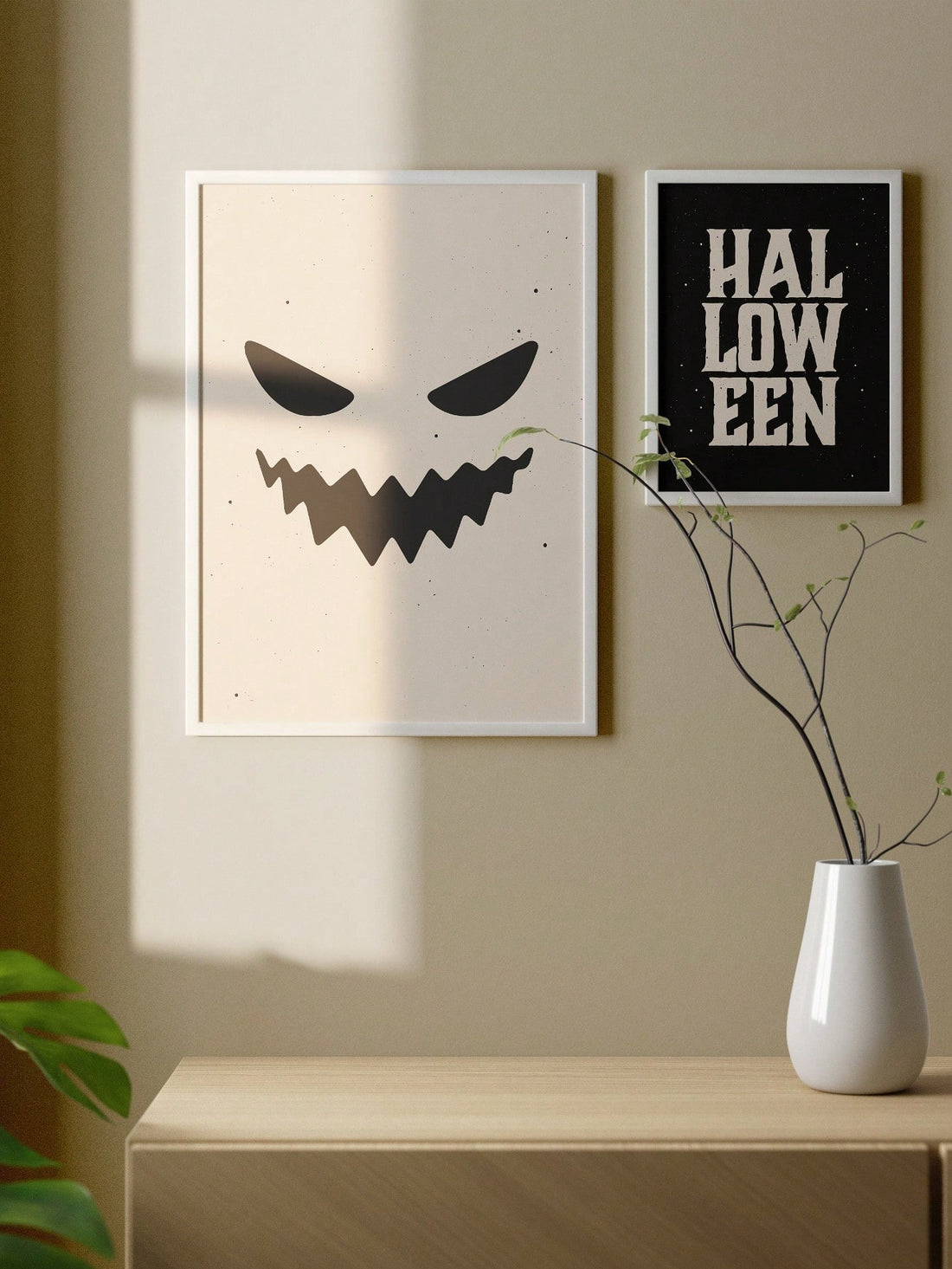 Add a touch of spooky charm to your space with this Vintage Halloween Canvas Wall Art. Featuring classic Halloween motifs in a design, it’s perfect for creating a festive, eerie atmosphere. Lightweight and ready to hang, this decorative piece brings playful vintage vibes to your home décor all season long.