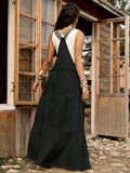Cotton pinafore midi dress view 11