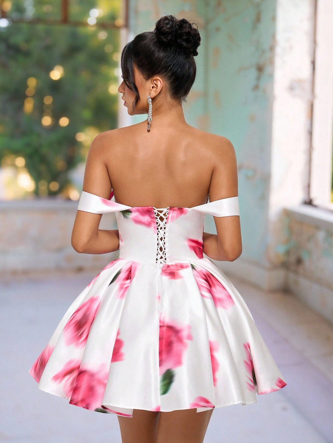 Turn heads with this playful pink satin dress that perfectly blends elegance and fun. Its off-the-shoulder design adds a flirty touch, making it ideal for music festivals, parties, or any special occasion where you want to shine. The smooth satin fabric catches the light beautifully, ensuring you stand out with every move. Embrace your vibrant side and dance the night away in style!